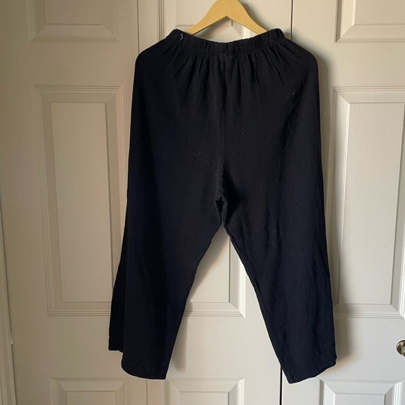 Bryn Walker | Cotton gauze pants. Elastic. Made USA. Size Small. Pull on. - Picture 2 of 7